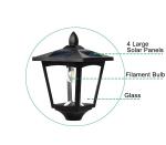 67'' Solar Garden Post Light Waterproof IP54 For Yard Garden Pathway