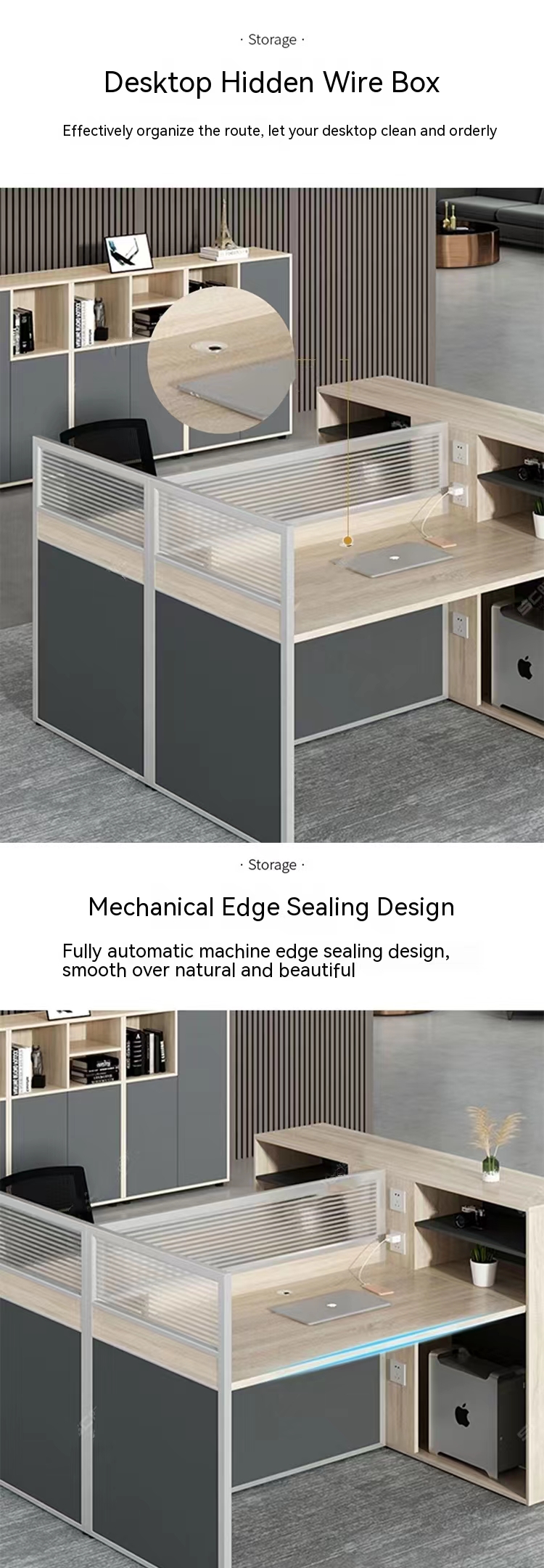 Mail Packing Independent Space Workstation Office Combination Partition Baffle for Work