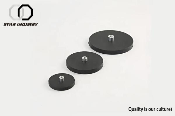 Buy cheap Rubber Coated Neodymium Pot Magnets For Magnetic LED Ceil Panel Light from wholesalers