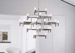 Large LED Chandelier Luxury Living Room Hanging Light