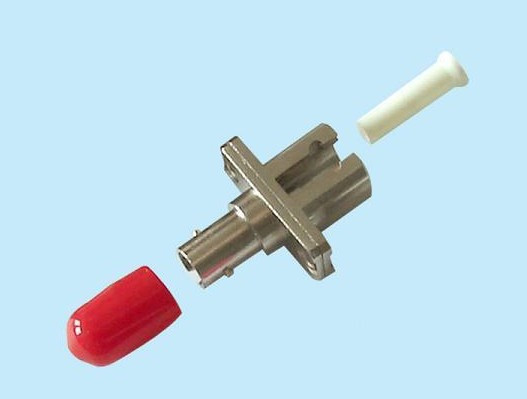 LC to ST fiber adapter, Male to female, ST/LC Hybrid fiber optic adapter converter, singlemode simplex
