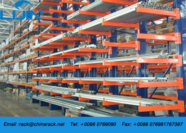Buy cheap Industrial Industrial Metal Racks , Warehouse Cold Roll Steel King Cantilever Rack from wholesalers