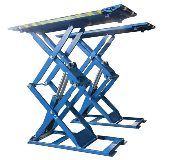 Buy cheap 72 Inches High Rise Scissor Vehicle Lift Scissor Hoist 670mm Width Table from wholesalers
