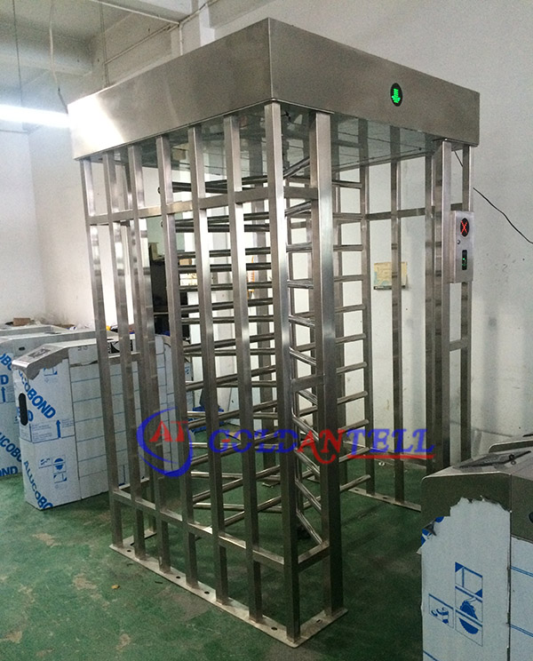 football exit 230volt electric Full Height Turnstiles price / rfid fingerprint open gate
