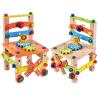 Buy cheap Montessori Wooden Kids Chair Toy With Water Based Painted from wholesalers