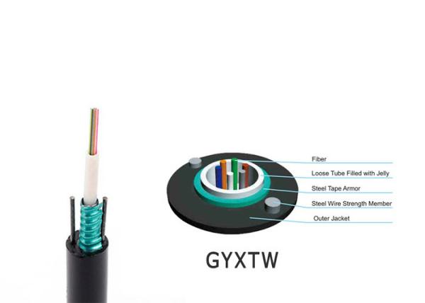 Buy cheap FTTH Backbone GYXTW Bulk Outdoor Fiber Optic Cable from wholesalers