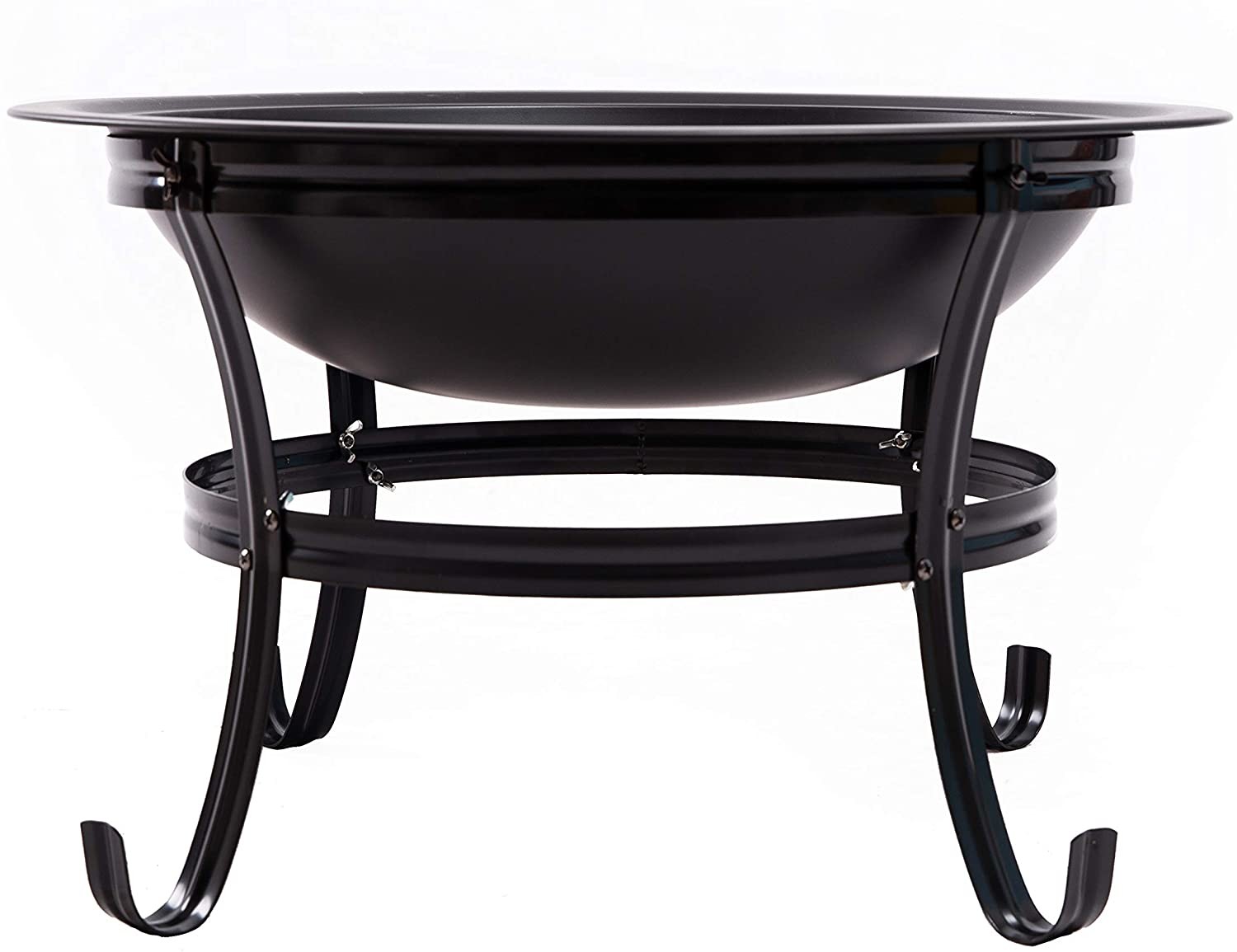 22 Inch Barbecue Portable Fire Pit For Camping Patio Backyard Garden