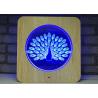 Buy cheap Acrylic 3D LED Illusion Lamps Plastic Wooden Grain Visual Light Smart Color Changing from wholesalers