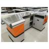 Buy cheap Customized Made Stainless Steel Retail Checkout Counter / Grocery Store Checkout Counter from wholesalers