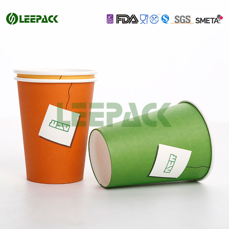 12oz 16oz 22oz Disposable Cold Paper Cups , Custom Disposable Drinking Cups Eco Friendly