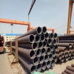 ASTM A53 Black Iron Pipe , Welded Sch40 Steel Pipe For Building Material