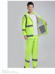 PU Coating Full Body Protection Military Raincoat Poncho Waterproof For Cycling