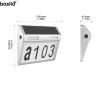 Buy cheap Stainless Steel Outdoor Solar Lamps 5V 300MA Decorative Solar Wall Lights from wholesalers