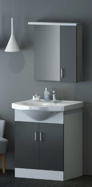 Buy cheap Moisture Resistant MDF Floor Mounted Bathroom Cabinets 600*500*840mm Size from wholesalers