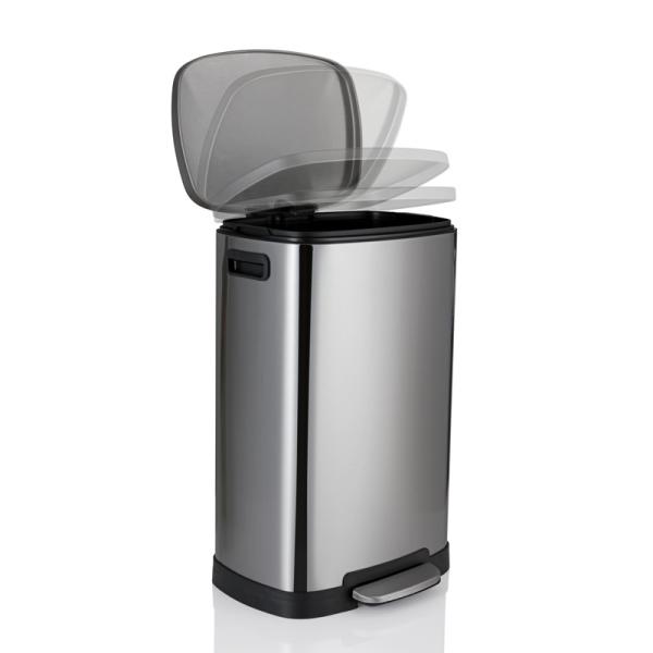 Buy cheap 13 Gallon Fingerprint Proof Smart Trash Can With Foot Pedal from wholesalers