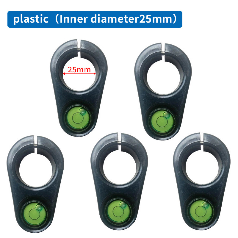 5 PCS Vial with Holder Fits Diameter Pole Bubble for Pole Total Station GPS RTK GNSS