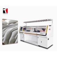 Buy cheap 16 Yarn Feeder Blanket Knitting Machine 10 gauge 66 Inch With Double System product