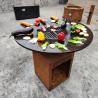 Buy cheap Rusted Steel BBQ Grill With Assembly Required Yes Fuel Wood / Charcoal from wholesalers