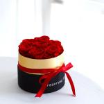 Long Lasting Preserved Roses Gift Eternal Rose In Round Flower Box That Last A