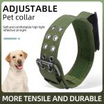 Pet Adjustable Tactical Dog Collar Reflective Thickened Nylon Collar