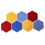 Hexagon Soundproof Acoustic Wall Panel Polyester Acoustic Panel