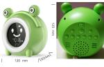 Buy cheap Green Frog Kids Alarm Clock 14.5*8.6*13CM wake up light ABS Material from wholesalers