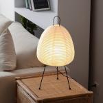 Noguchi Rice Paper Table lights Japanese Paper Lantern Standing Table Lamp Eye