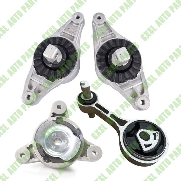 For Maserati Ghibli Quattroporte 4WD 4pcs Engine Transmission Mount Kit OEM