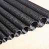 Buy cheap 3K Twill Round Carbon Fibre Tubes Poles With Roll Wrapping from wholesalers