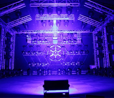 44x3W Rgb Led Wall Washer Lights Solid Housing , Flicker Free Operation