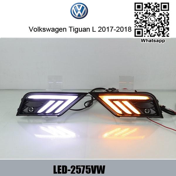 Buy cheap VW Tiguan L Volkswagen Car DRL LED Daytime Running Lights auto daylight from wholesalers