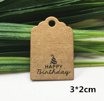 2020 Kraft Paper Multi-style Hang Tags Wedding Birthday party decoration tag price tag
