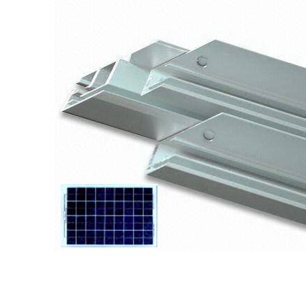 Buy cheap Silvery Anodized Aluminum Solar Panel Frame Clear Satin Bronze 35*35mm from wholesalers