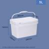 Buy cheap 5L Rectangular Plastic Bucket With Sturdy Handles Leak-Proof from wholesalers
