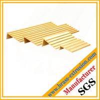 Buy cheap Brass stair nosing profile, Brass flat bar, Brass extrusion profile product