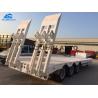 Buy cheap High Strength Low Bed Semi Trailer 13000*3000*1650mm With Fuwa Brand 13 Tons Axles from wholesalers
