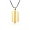 Buy cheap Satin and Polished Square Religious Necklace Men's Cross Stainless Steel Christian Jewelry for Anniversary Occasion from wholesalers