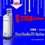 Lowest 50% discounts! Great news! best 3 handles IPL acne removal equipment