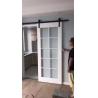 Buy cheap 2.1m Height Aluminium Barn Door Moisture Proof Glass Door With Aluminium Frame Details from wholesalers