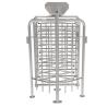 Buy cheap ZKTECO FHT2300D Stainless steel single passage automatic full height turnstile face recognition door lock from wholesalers
