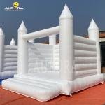 Buy cheap Indoor Inflatable Bouncy Castle White Wedding Jumping Castle Bounce House from wholesalers