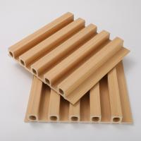 Buy cheap Modern WPC Laminated Fluted Flat Wall Solid Panel for Indoor Interior Decoration product
