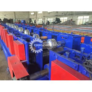 China Construction Material Cable Tray Making Machine With Punching Hole Device on sale