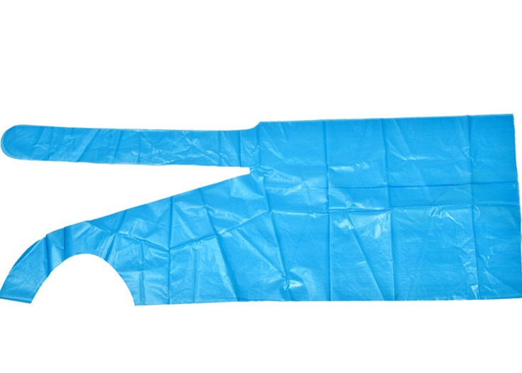 Odorless Non Irritating Free Size Single Use PE Apron