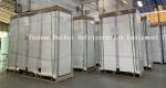 Supermarket Vertical Ice Cream Refrigerator Glass Door Meat Display Freezer