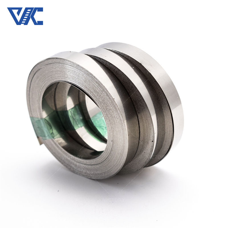 0.05mm 0.10mm Ultra Thin Nichrome 80 Alloy Cr20Ni80 Heating Resistance Flat Strip In Coils