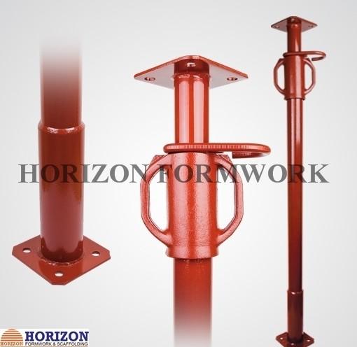 Buy cheap Height Up To 5 Meter Scaffolding Steel Prop Jack With Cast Iron Sleeve Nut from wholesalers