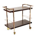 Marble Top Drinks Trolley Black Trolley Rattan Bar Cart