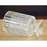 Buy cheap Heavy Duty Foot Pillar Glass Candle Holders , Clear Glass Candle Holders As Flower Vase from wholesalers
