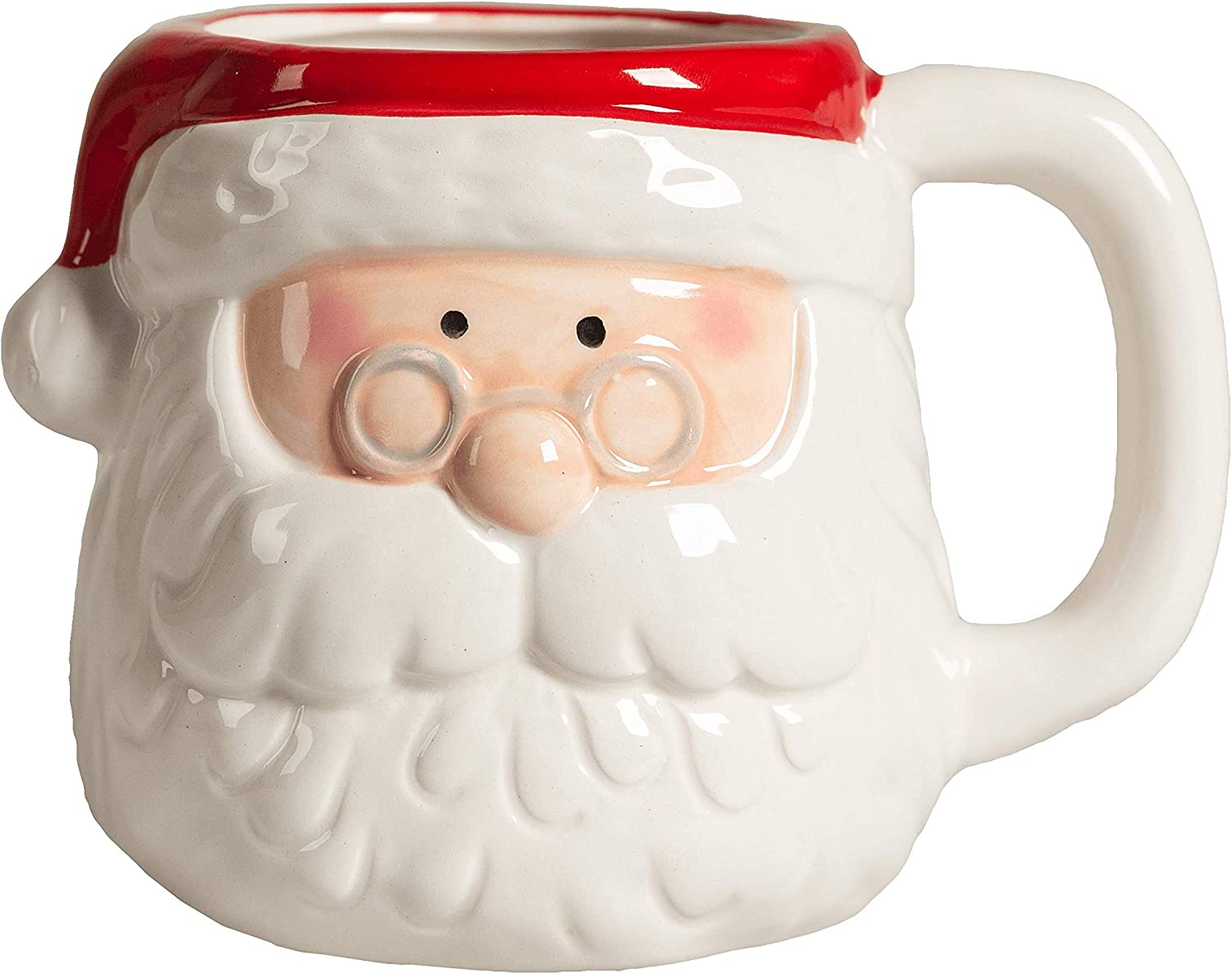 3D Santa Claus Ceramic Anniversary Gift Mug For Christmas Gift OEM